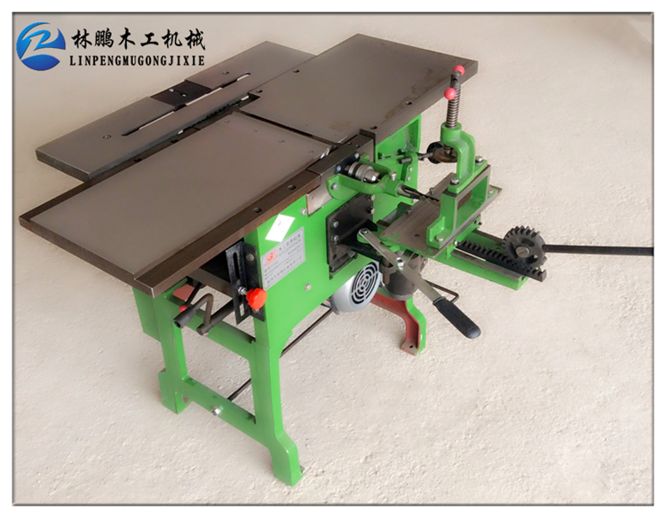 木工機(jī)械多功能四合一刨床平刨 平壓刨電鋸打方眼機(jī)床